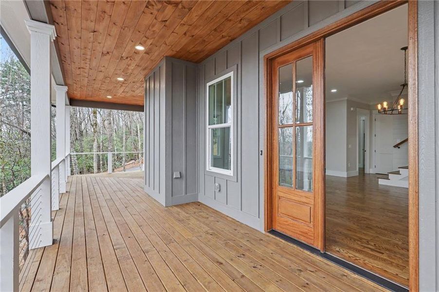 Exterior details and patio area of a home in , Clayton (Image 31).