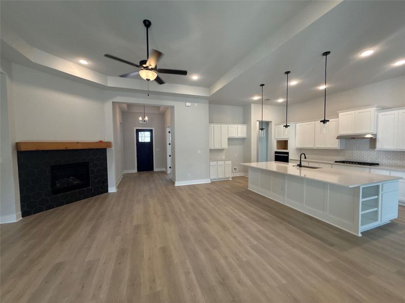 Entry Foyer to Open Concept Floorplan