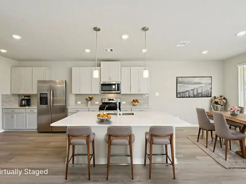Furnished interior view inside a new home in Stewart's Ranch, Conroe (Image 3).