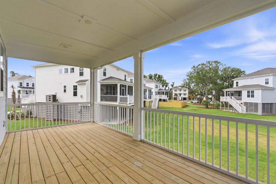 Exterior details and patio area of a home in Liberty Hill Farm, Mount Pleasant (Image 3).