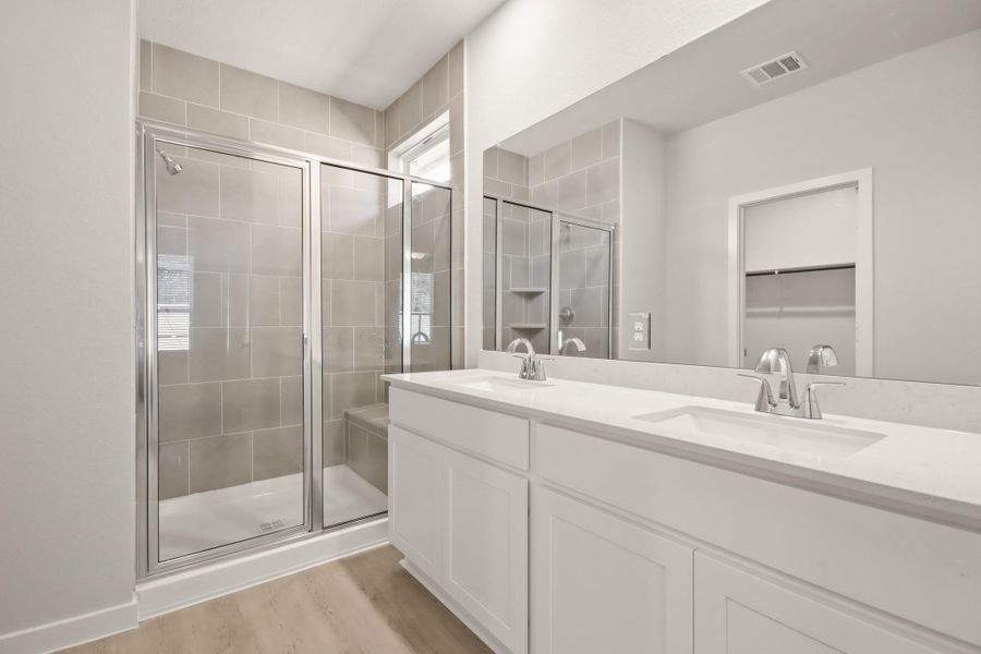 Furnished interior view inside a new home in Audubon, Magnolia (Image 5). Furnished interior view inside a new home in Audubon, Magnolia (Image 5).