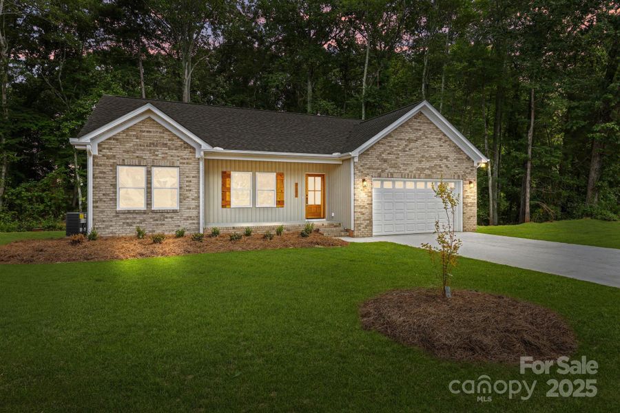 Front exterior of a new home in , Salisbury, NC, highlighting curb appeal (Image 1). Front exterior of a new home in , Salisbury, NC, highlighting curb appeal (Image 1).