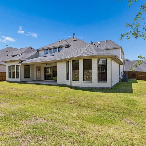 Exterior details and patio area of a home in StarView, Prosper (Image 34).