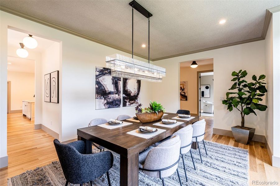 Furnished interior view inside a new home in , Denver (Image 25).