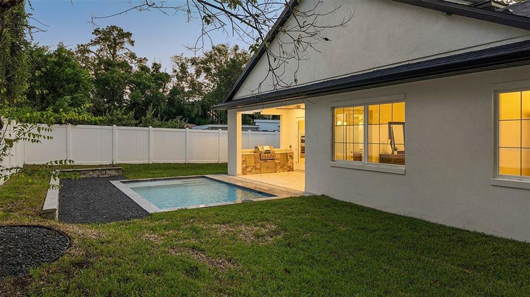 Exterior details and patio area of a home in , Winter Park (Image 41).