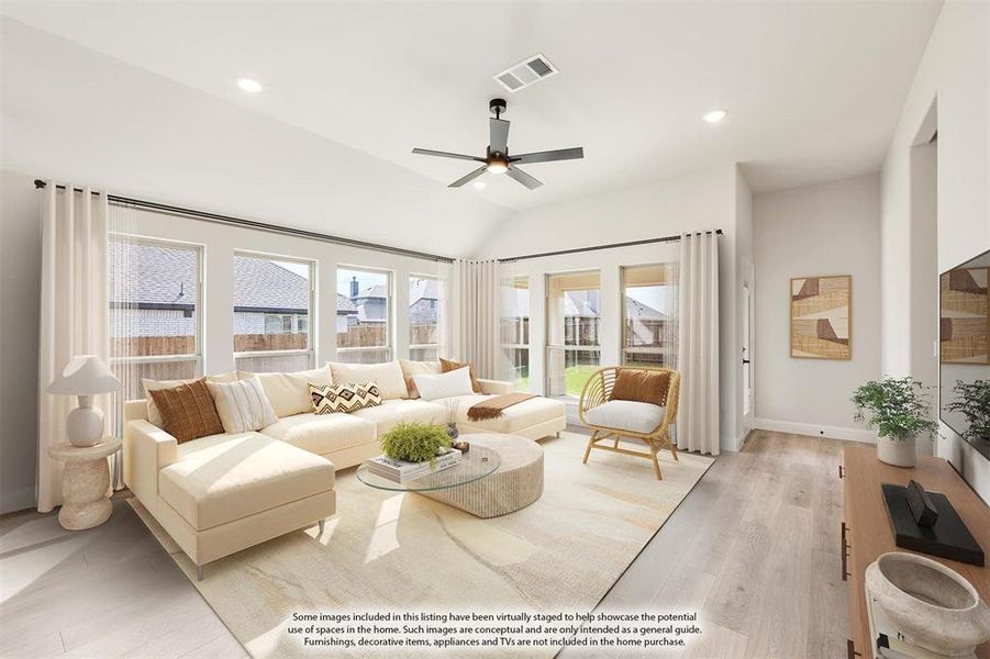 Furnished interior view inside a new home in Waverly Estates, Nevada (Image 18).