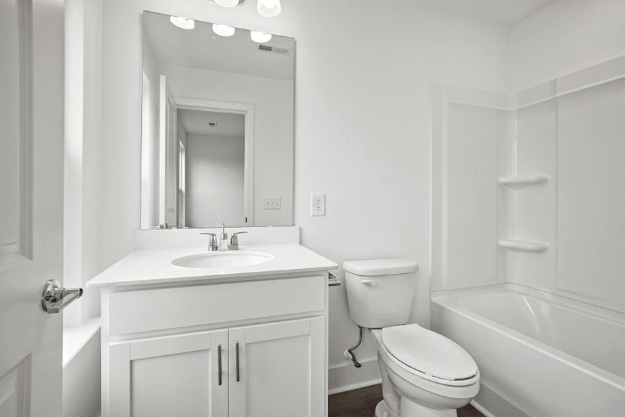 Furnished interior view inside a new home in West End Heights, Charlotte (Image 4).