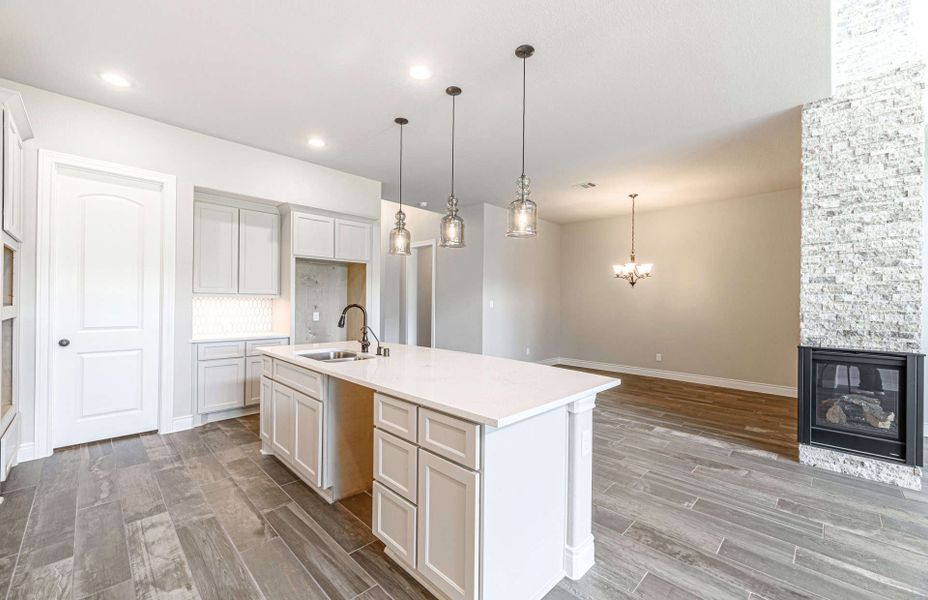 Representative furnished interior of a home built from the 3182 by Ravenna Homes in Bridgeland 50′, Cypress (Image 8).