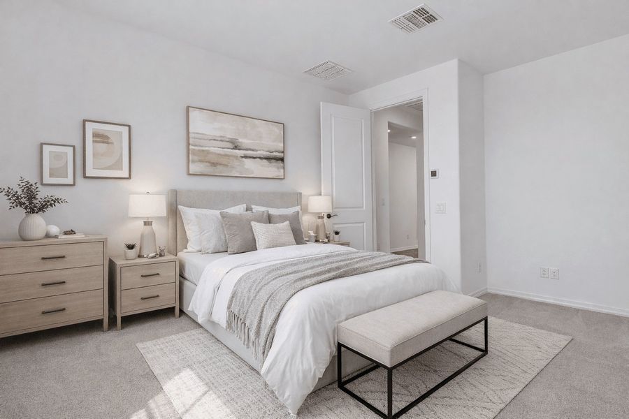 Furnished interior view inside a new home in The Grove at El Cidro, Goodyear (Image 12).