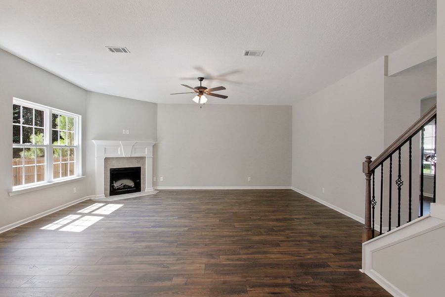 Representative unfurnished interior of a home built from the The Arcadia by RTS Homes in Doctor's Creek, Ludowici (Image 18).