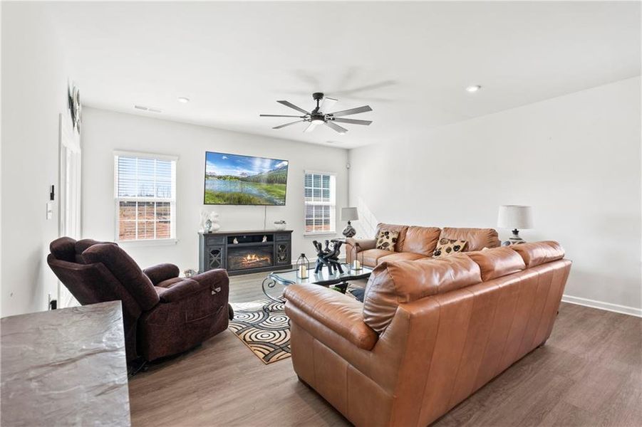 Furnished interior view inside a new home in Newberry 55+, McDonough (Image 19).