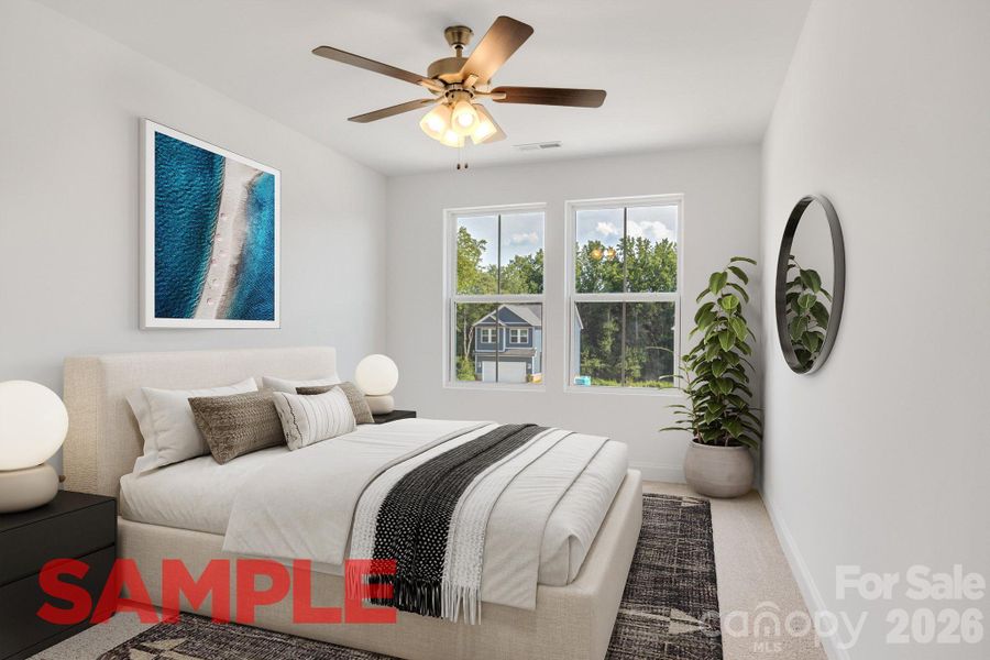 Furnished interior view inside a new home in , Kannapolis (Image 12).