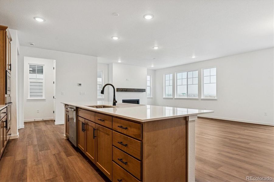 Furnished interior view inside a new home in The Summit at Meridian, Englewood (Image 5).