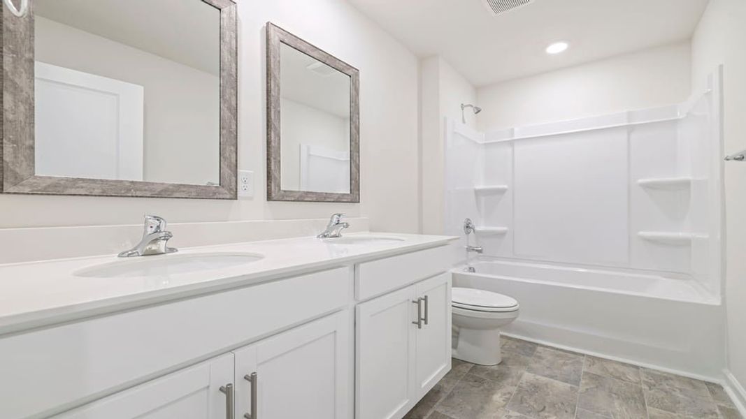Furnished interior view inside a new home in Lightwood Cottages, Moore (Image 10).