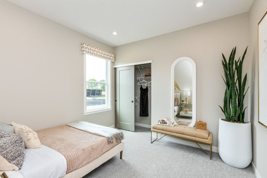 Representative furnished interior of a home built from the Wilmington by Fischer Homes in Easton Park, Dallas (Image 44).