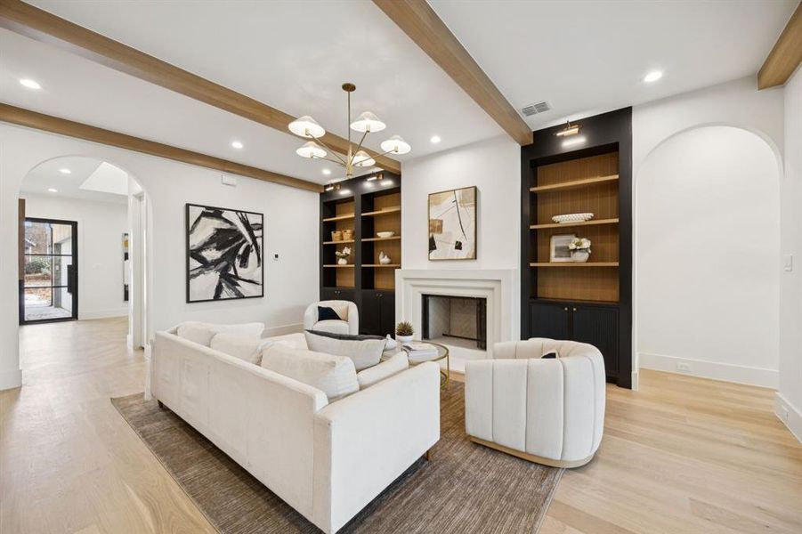 Furnished interior view inside a new home in , Dallas (Image 5).