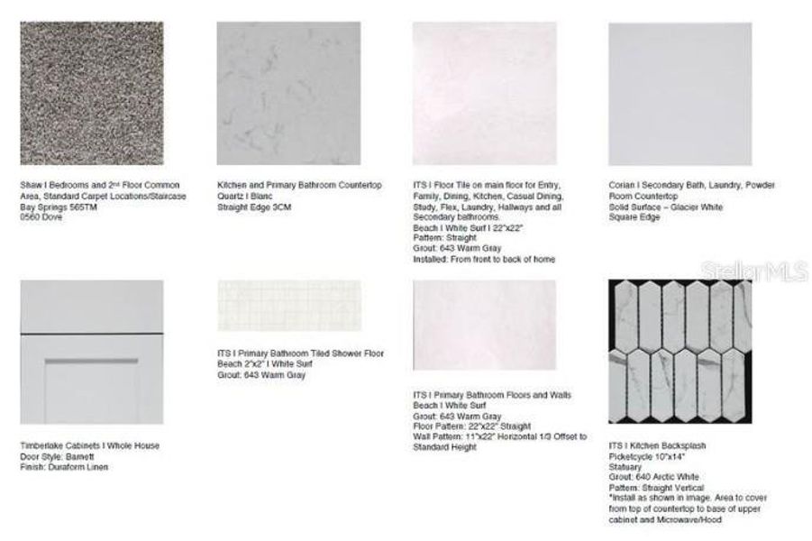 Sample of building materials used in homes in Firethorn, Parrish (Image 15). Sample of building materials used in homes in Firethorn, Parrish (Image 15).