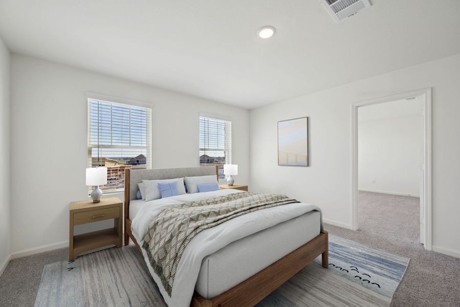 Representative furnished interior of a home built from the Voyager by Starlight Homes in Stonebrooke, Conroe (Image 5).