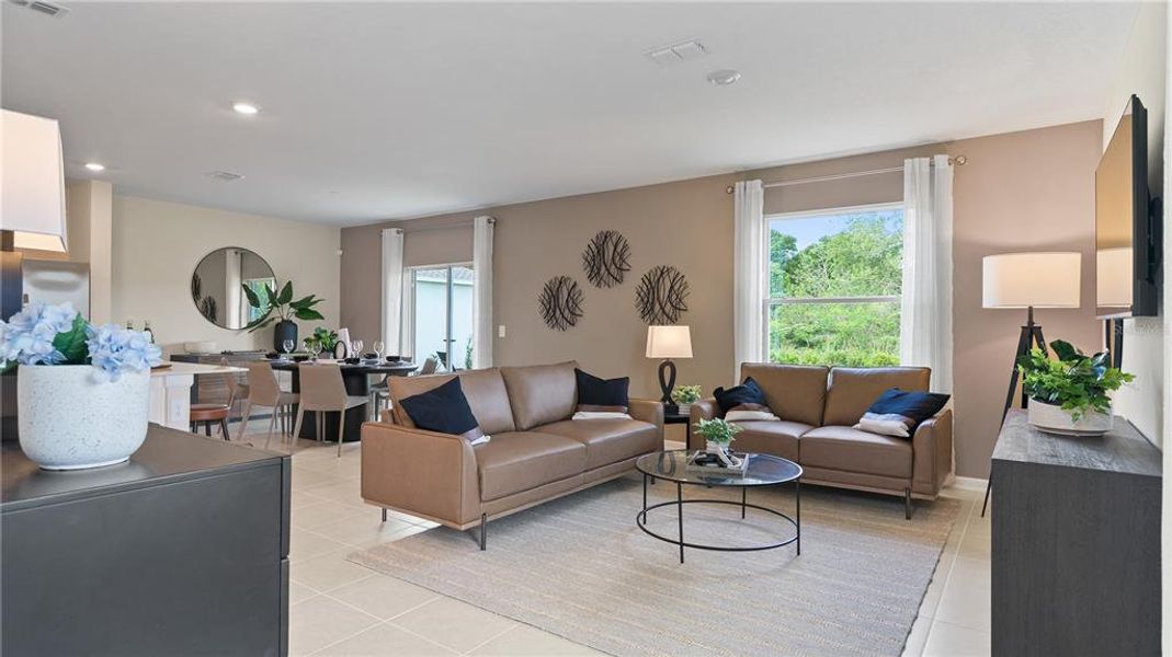 Furnished interior view inside a new home in , Eustis (Image 6).