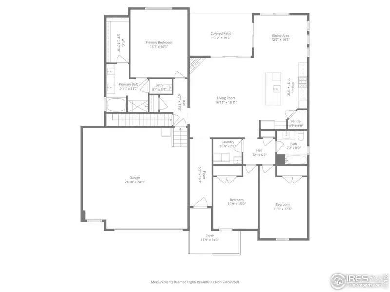 2D floor plan layout of this home in Vantage, Berthoud, CO (Image 5). 2D floor plan layout of this home in Vantage, Berthoud, CO (Image 5).