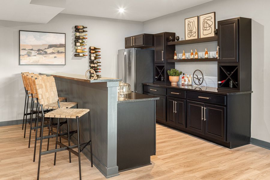 Representative furnished interior of a home built from the Pearson by Fischer Homes in Woodberry, Canton (Image 20).