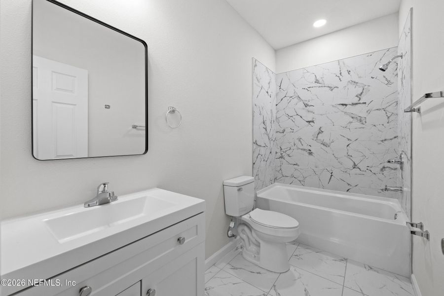 Furnished interior view inside a new home in , Jacksonville (Image 15). Furnished interior view inside a new home in , Jacksonville (Image 15).