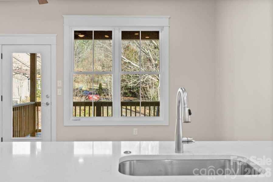 Close-up of interior finishes inside a home in , Asheville (Image 20).