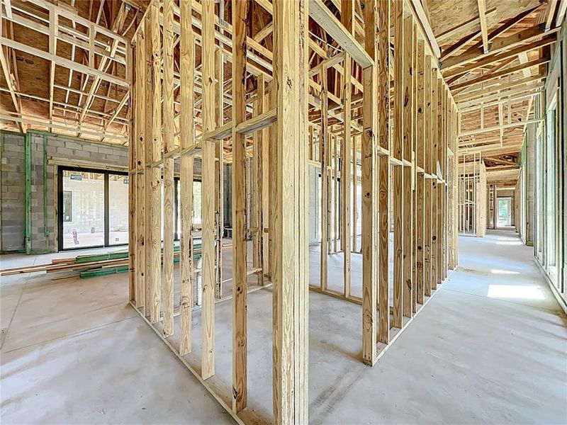 In-progress construction of a new home in , Oviedo, FL (Image 31).