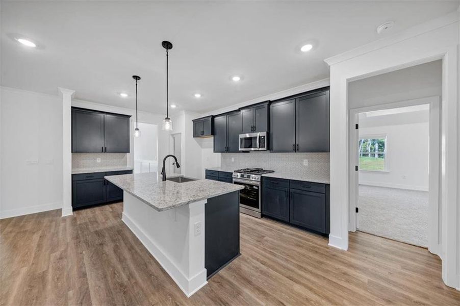 Furnished interior view inside a new home in Tuscany Hills, Douglasville (Image 7).