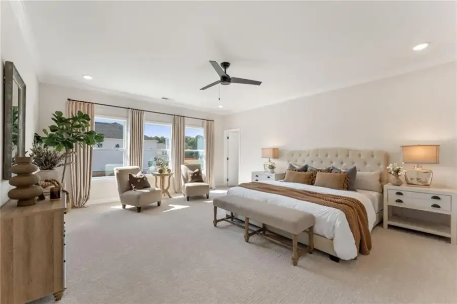 Furnished interior view inside a new home in Linden Grove, Powder Springs (Image 18).