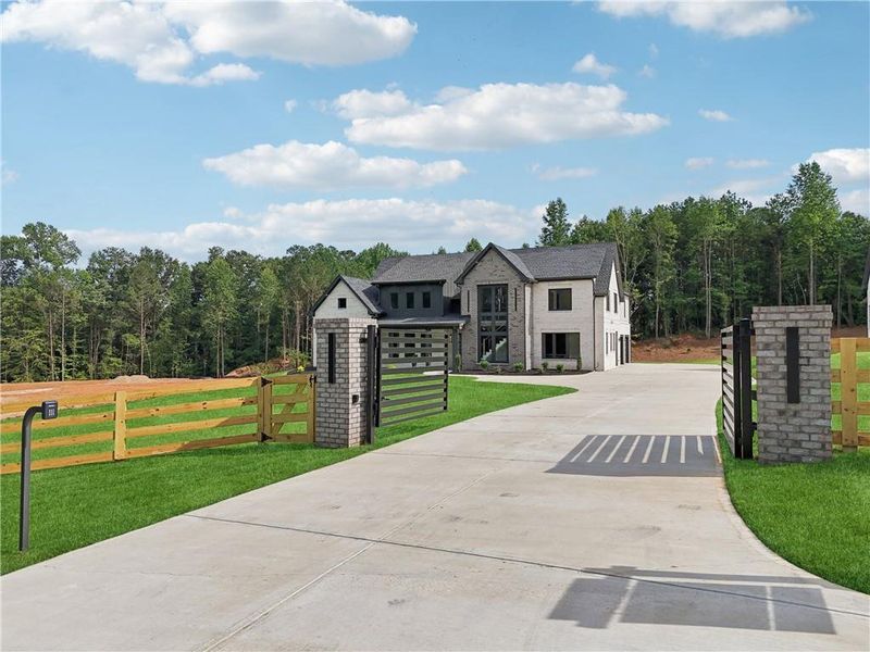 Exterior details and patio area of a home in , Braselton (Image 62).