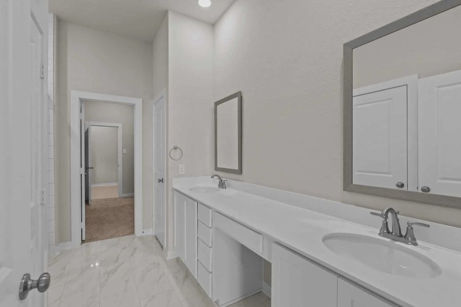 Furnished interior view inside a new home in The Crossvine, Forney (Image 4).