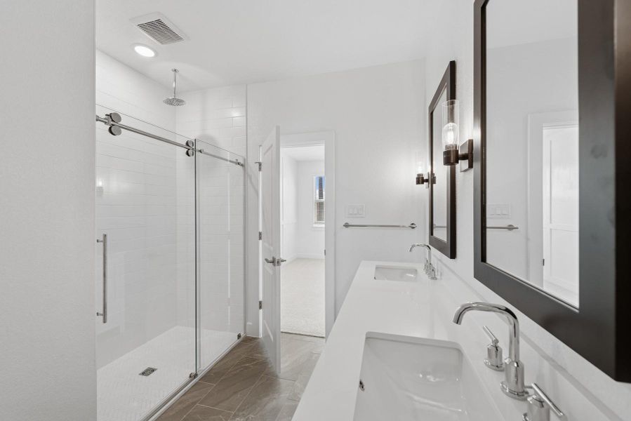 Serene primary bath (*Photo not of actual home and used for illustration purposes only.)