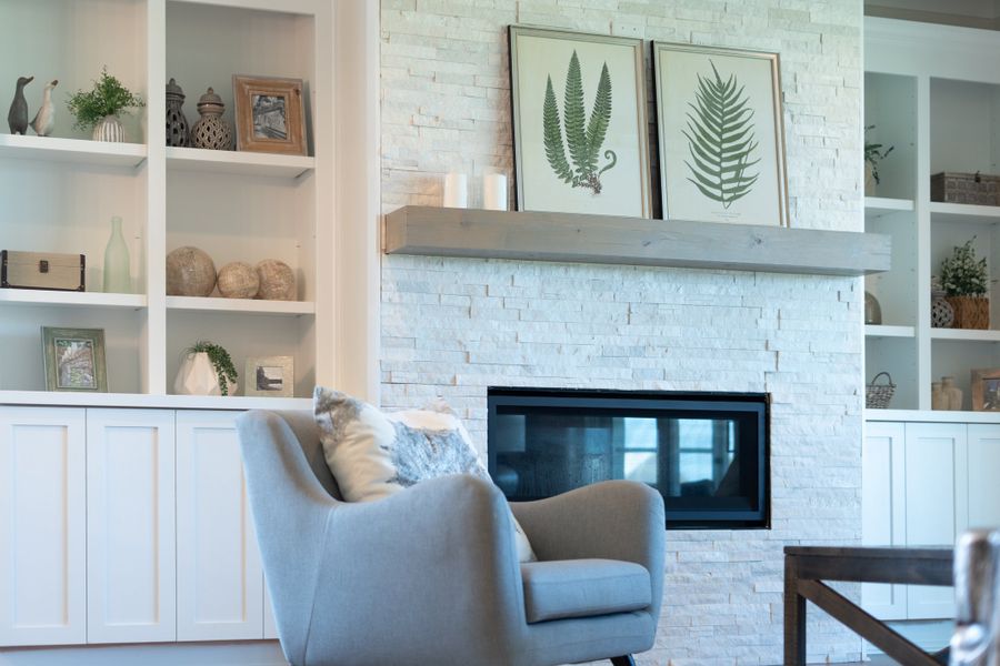 Representative furnished interior of a home built from the Scout by Bill Clark Homes in Sidbury Landing, Wilmington (Image 63).