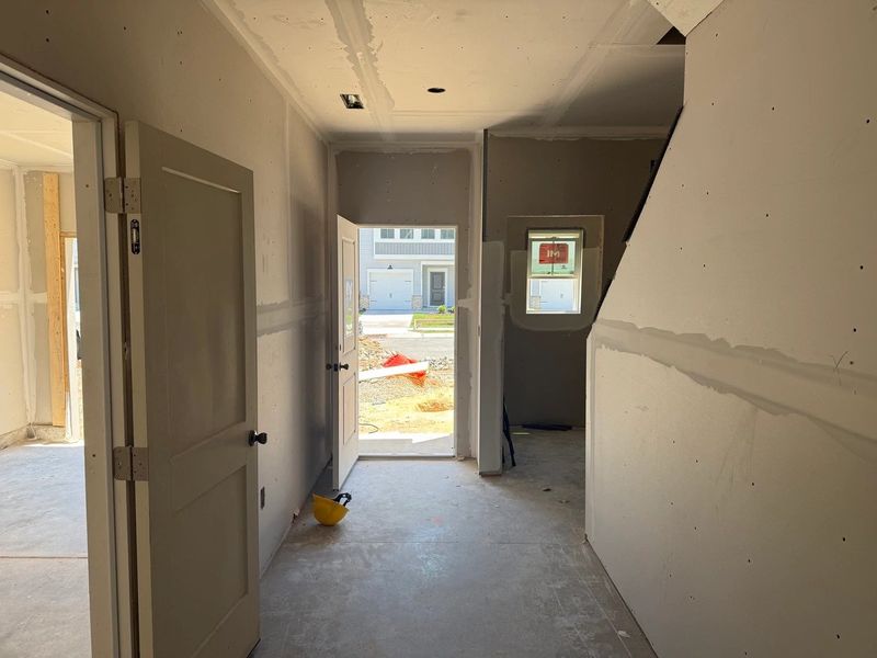 In-progress construction of a new home in Towns at The Point, Rolesville, NC (Image 9).