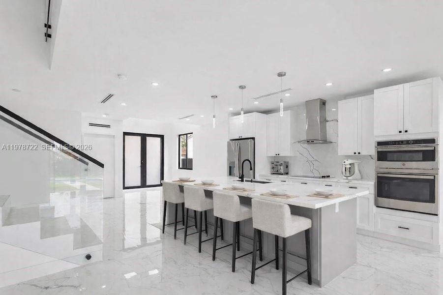 Furnished interior view inside a new home in , Miami (Image 6). Furnished interior view inside a new home in , Miami (Image 6).