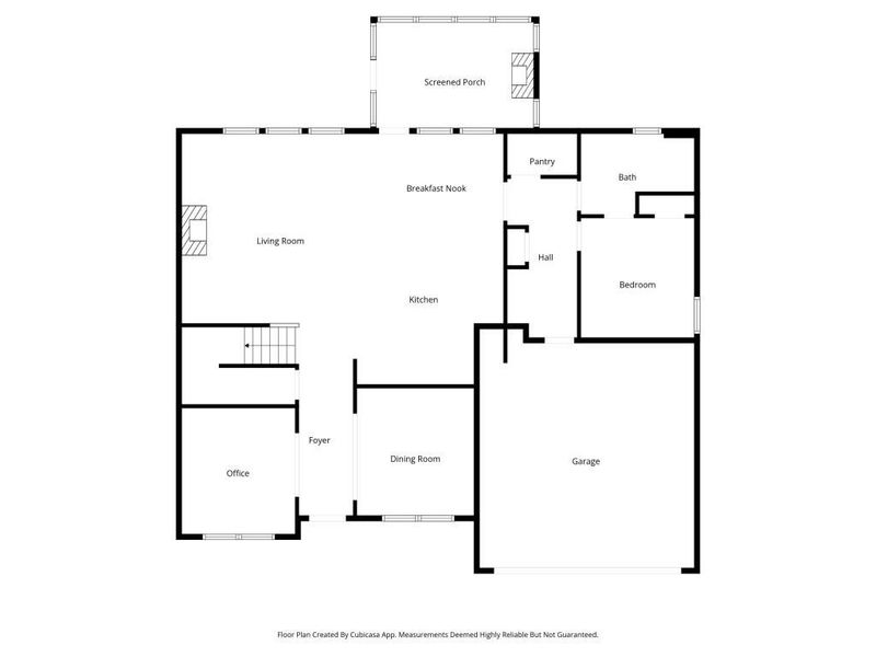 2D floor plan layout of this home in , Tucker, GA (Image 5).