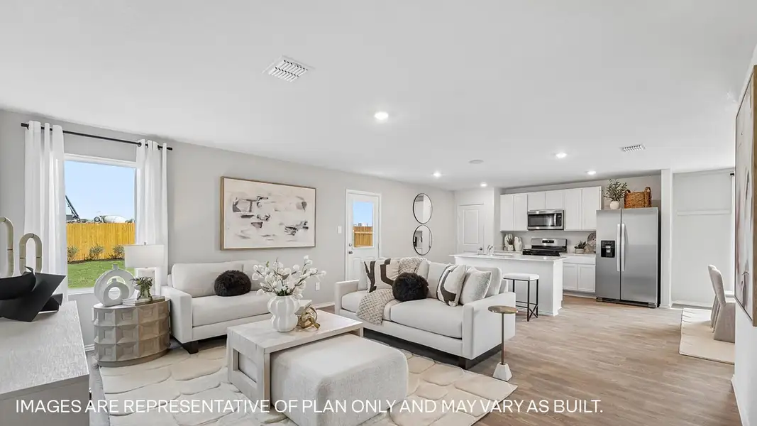 Furnished interior view inside a new home in Marigold, Kyle (Image 3).