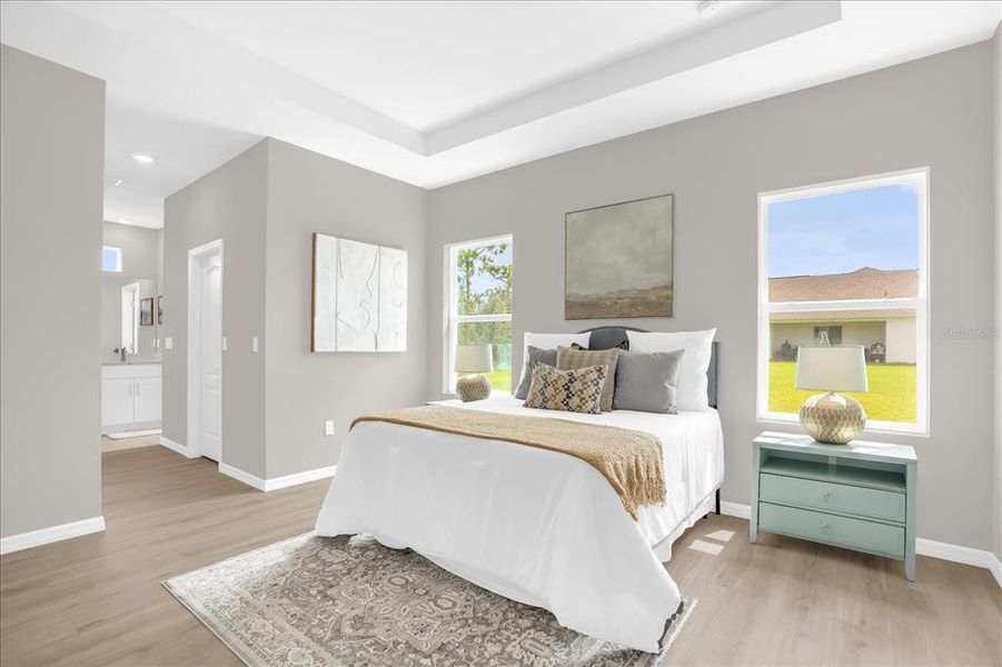Furnished interior view inside a new home in , Brooksville (Image 8).