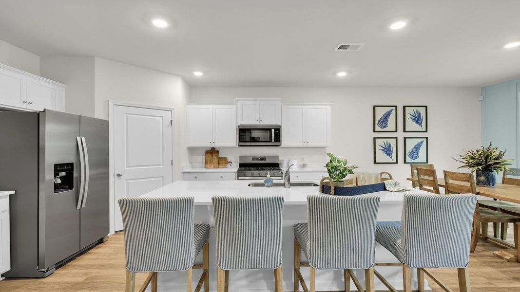 Furnished interior view inside a new home in The Cove at Mallard Crossing, Summerville (Image 7).