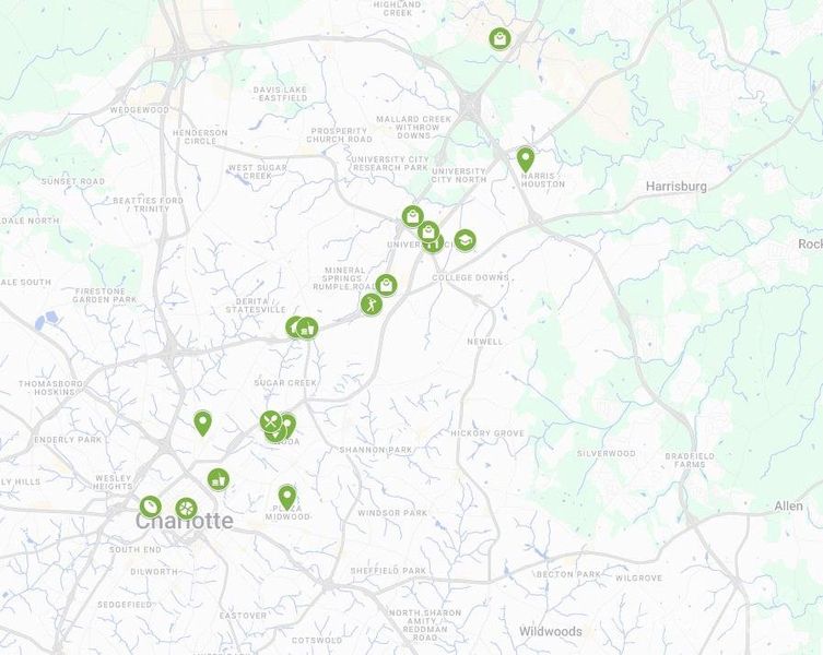 Explore local amenities like shops and restaurants right outside the neighborhood!