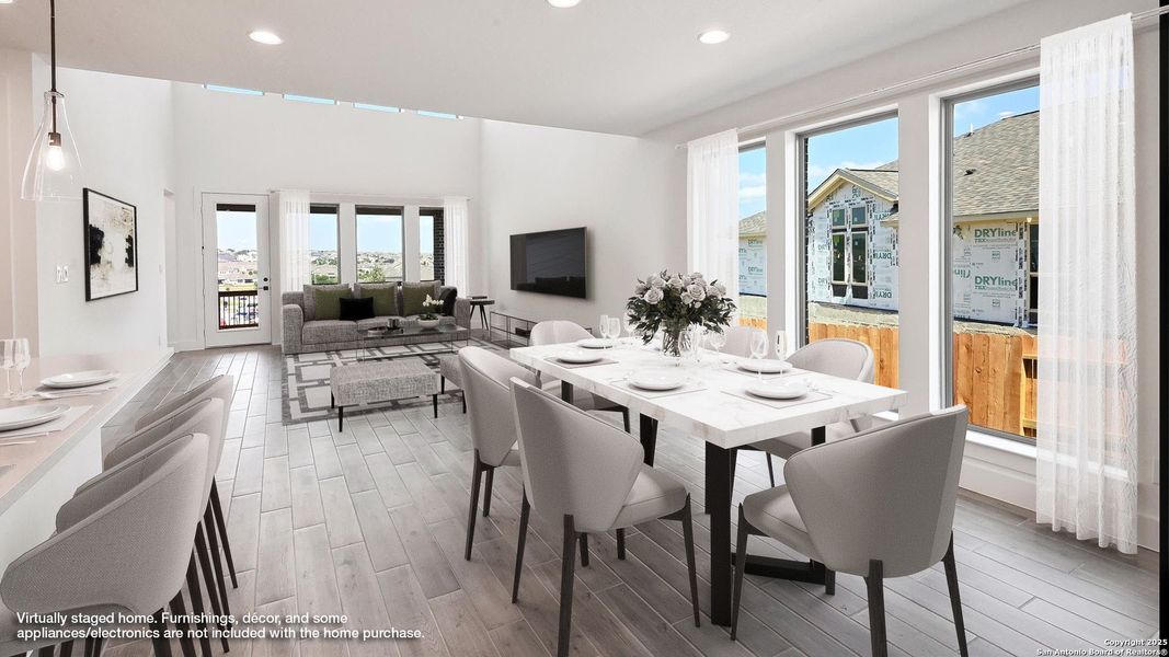 Furnished interior view inside a new home in Homestead 55', Cibolo (Image 17). Furnished interior view inside a new home in Homestead 55', Cibolo (Image 17).