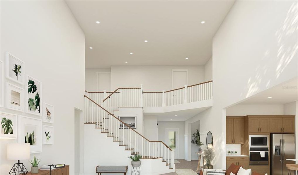 Furnished interior view inside a new home in Preserve at Deer Lakes, Sanford (Image 3).