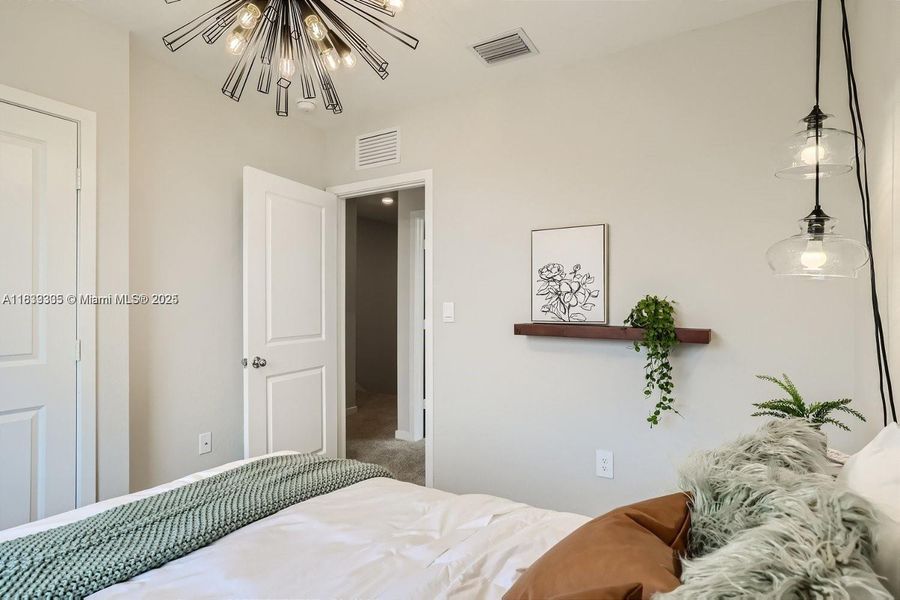 Furnished interior view inside a new home in , Florida City (Image 5). Furnished interior view inside a new home in , Florida City (Image 5).