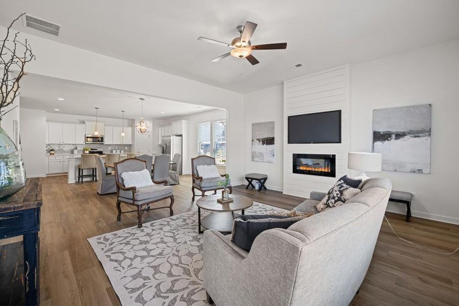 Furnished interior view inside a new home in Sutton's Landing, Statham (Image 19).