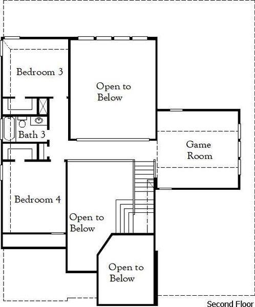2nd Floorplan - Representative Photo 2nd Floorplan - Representative Photo
