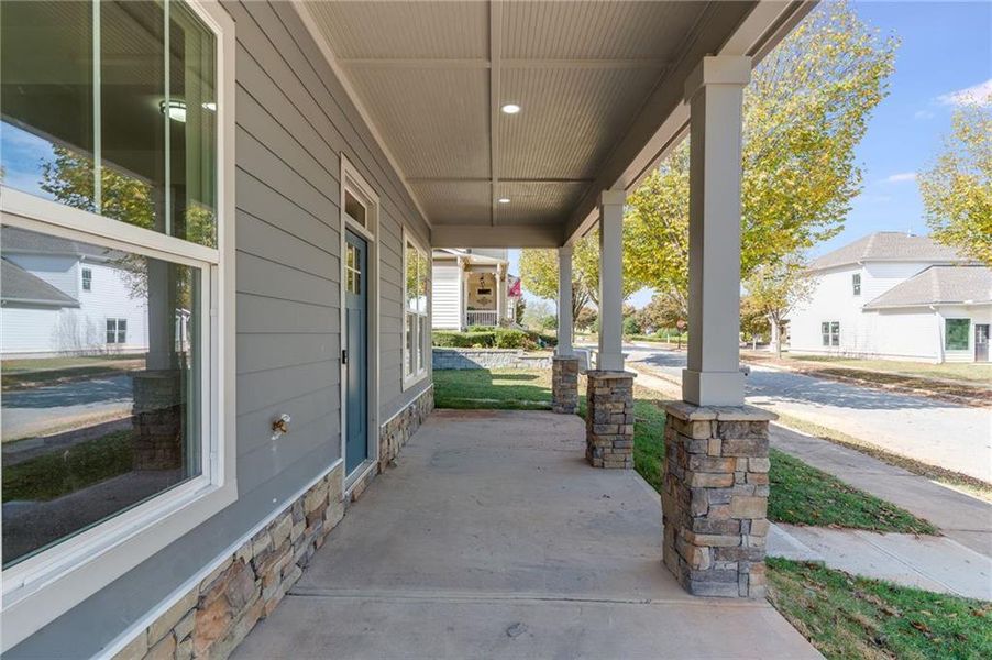 Exterior details and patio area of a home in , Douglasville (Image 4).