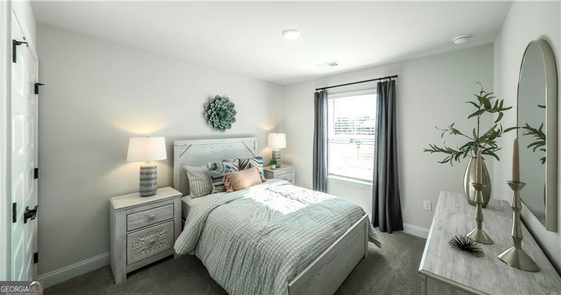 Furnished interior view inside a new home in Canterbury Villas, Carrollton (Image 16).