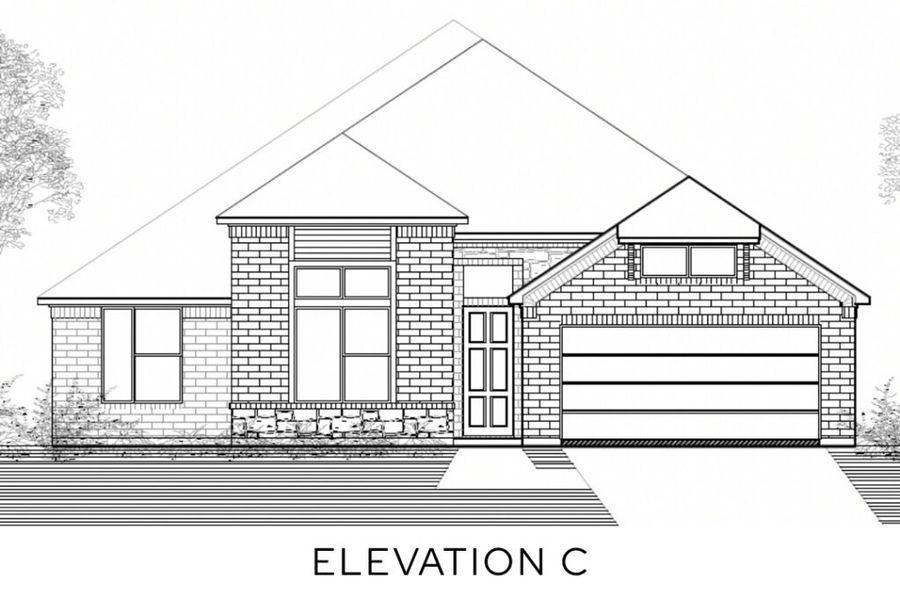 Representative rendering of the exterior for the The Henderson by Lillian Custom Homes (Image 7).