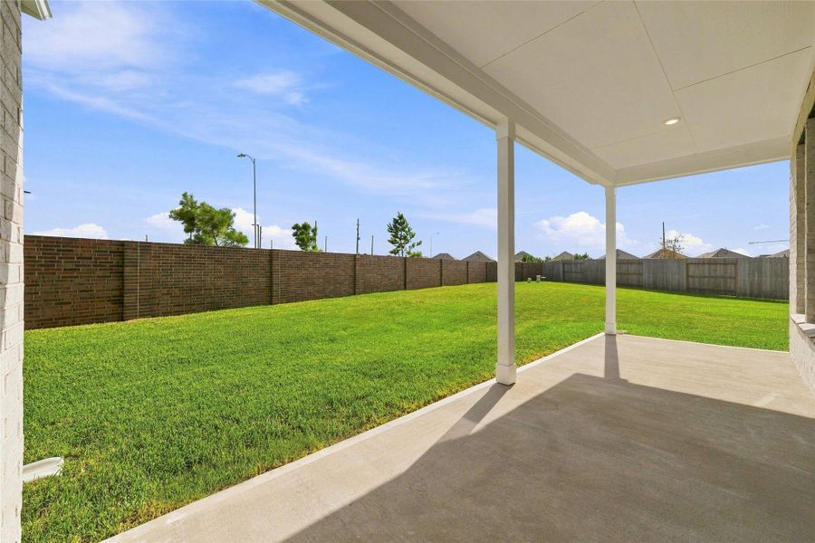 A spacious backyard with no back neighbors offers extra privacy, while the home is conveniently located next to the community pool and amenities.